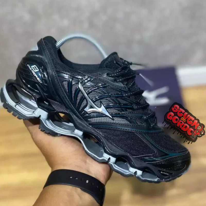 MIZUNO WAVE PROPHECY 8 "PRETO/CINZA"