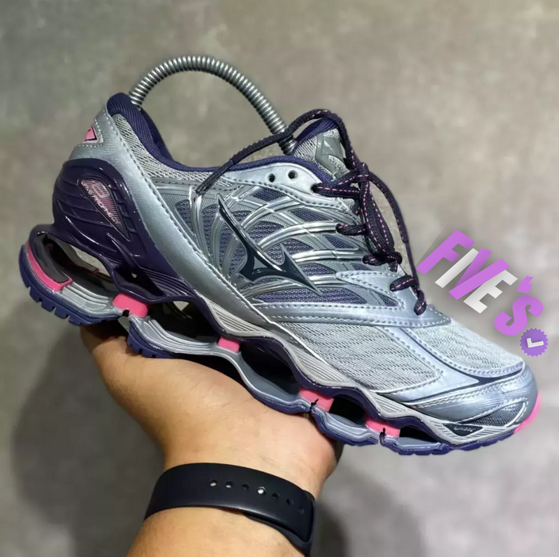 MIZUNO WAVE PROPHECY 8 "CINZA/ROSA"