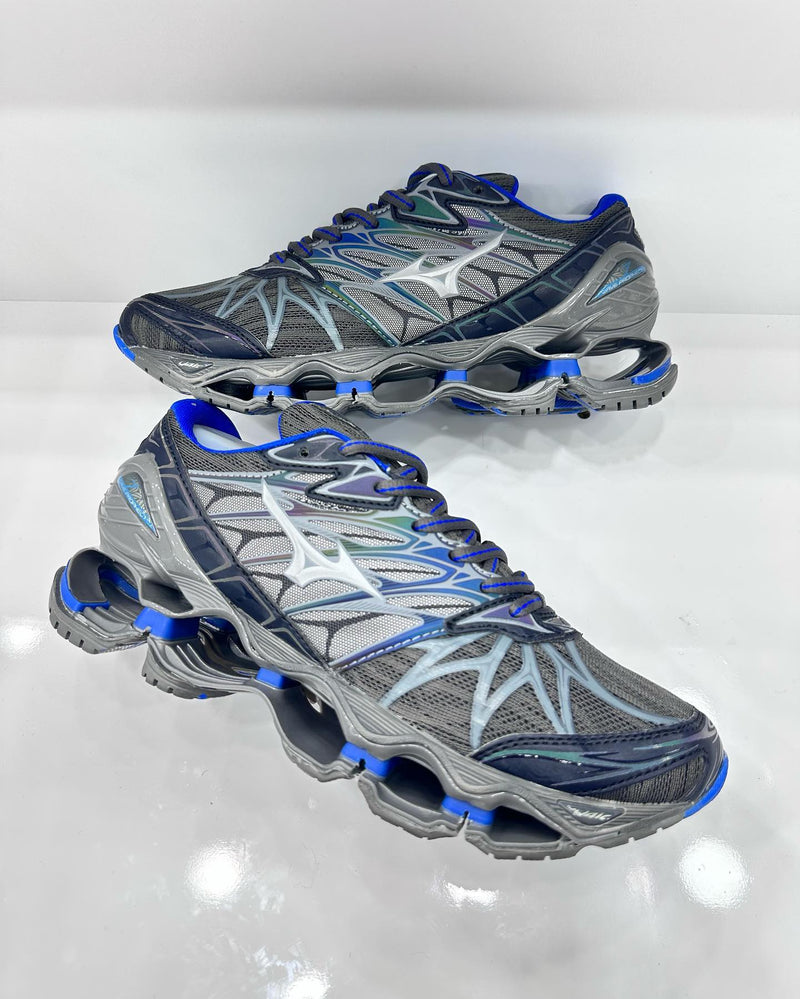 MIZUNO WAVE PROPHECY 7 "CINZA/AZUL/CAMALEÃO"